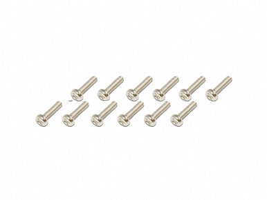 Machine Screws-Silver(2×8)x12pcs