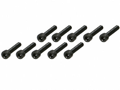 Semi-threaded Socket Head Cap Screw – Black (M4x23)x10pcs