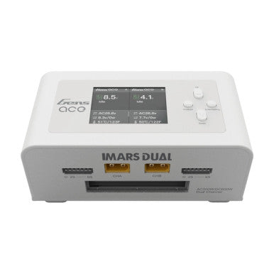 GensAce iMars Dual Port Charger (AC200W/DC600W) - White
