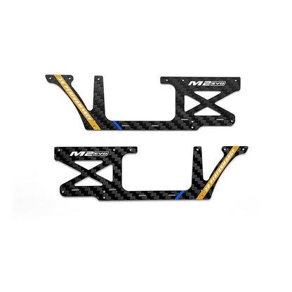OMP Fuselage Carbon panel set  (Yellow) - M2 Evo