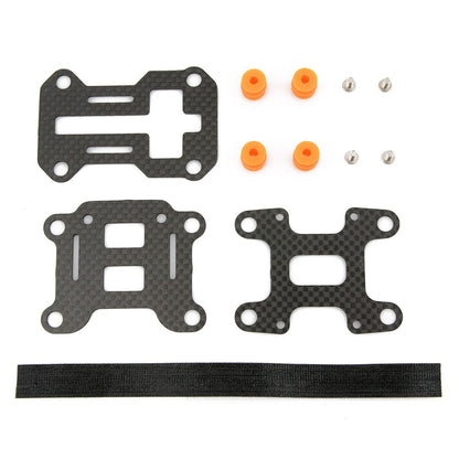 QAV180/210 Carbon Fiber Vibration Damping Camera Plate (GoPro+Mobius)