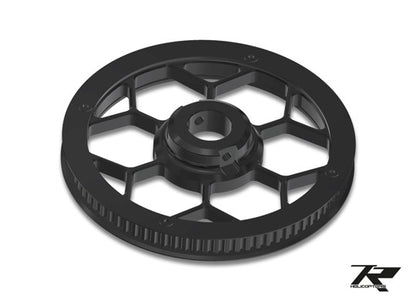 Tail drive CNC pulley