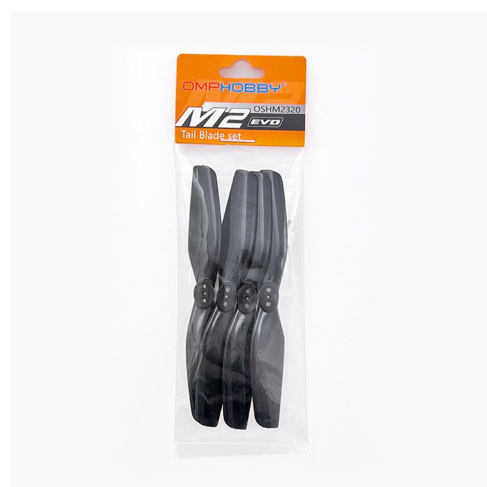 OMP Tail Blade Set (Black) - M2 Evo