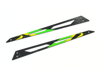 Carbon Tail Boom Support (Green - 2 pcs) - Blade 130X