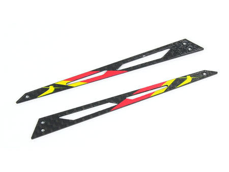 Carbon Tail Boom Support (Red - 2 pcs) - Blade 130X