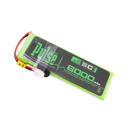 Pulse 6000mah 1S 3.7V 5C LiPo Battery - For Vcontrol Radio