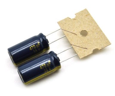 Panasonic Low ESR Electrolytic Capacitor 35v 470uf  (2 Caps)