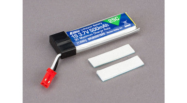 500mAh 1S 3.7V 25C LiPo Battery - Blade 120 S2