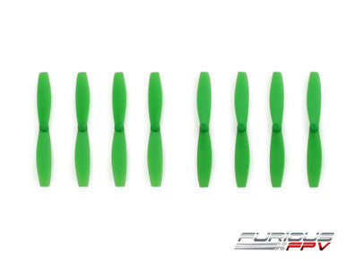 FuriousFPV High Performance 66mm Plastic Propellers (Green, 4CW & 4CCW)