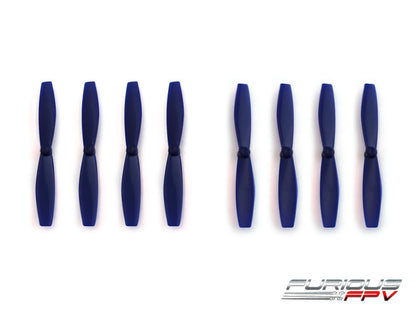 FuriousFPV High Performance 66mm Plastic Propellers (Navy Blue, 4CW & 4CCW)