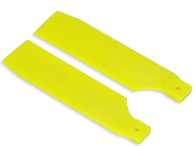 FUB-S906YL FUSUNO Extreme Stiff XS Engineering Plastic Neon Tail Blade 105 mm - Yellow - Size 90