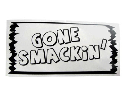FUD-110GS Gone Smackin' decal (110 x 50mm - 4.4 x 2inches)