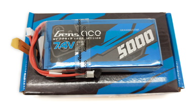 Gens Ace 5000 mAh 2S1P 7.4V RX Battery