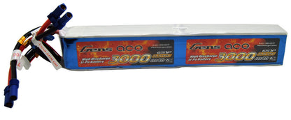 Gens ace 3000mAh 44.4V 45C 12S1P Lipo Battery w/ EC5 - Kraken 580/Raw 580