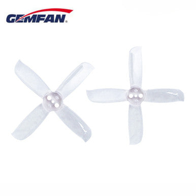 Gemfan Hulkie 2036 2x3.6x4 4-blade Prop (4cw, 4ccw) Clear