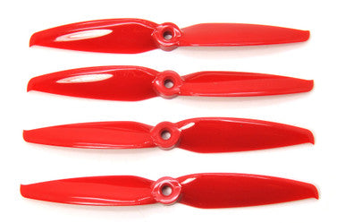 GEMFAN 6" 2 Blade Flash Series Props Ferrari Red (new)