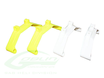 Plastic Landing Gear Support White & Yellow [H0449-S]