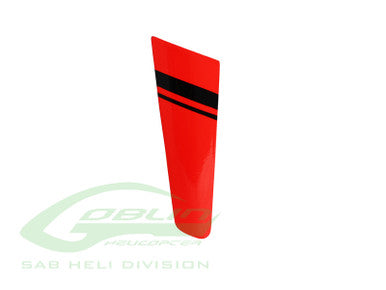 H0923-S - MiniComet Tail Fin Red