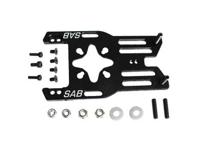 ALUMINUM MOTOR MOUNT (BLACK MATTE) - KRAKEN/RAW 580