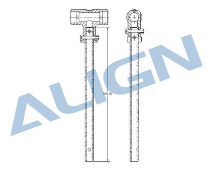 Align T-rex 700E/DFC Main Shaft