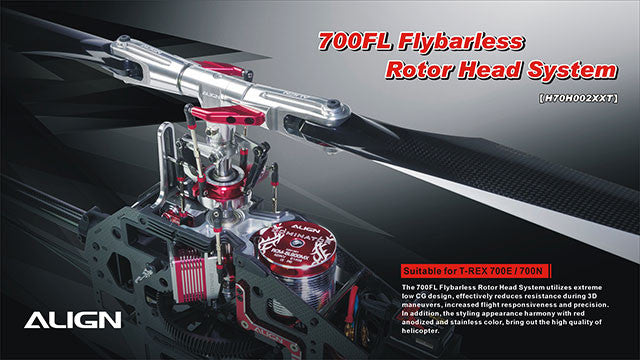 Hatless Rotor 700FL Flybarless Rotor Head System – Rotorquest Inc.