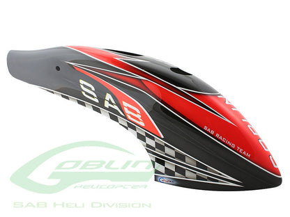 Canomod Airbrush Canopy SAB Red/Carbon - Goblin 630 Competition [H9029-S]