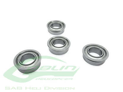 ABEC-5 Flanged bearing C2,5 x C6 x 2,6(4pcs) - Goblin 500/570/770/ HPS 630/700 [HC400-S]