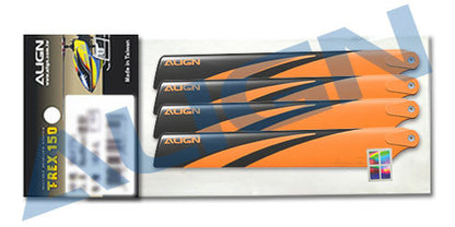Align 150 Main Blades-Orange HD123EB
