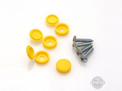 Mounting Screws and Yellow Covers for STC8090 Skid Clamp Bases