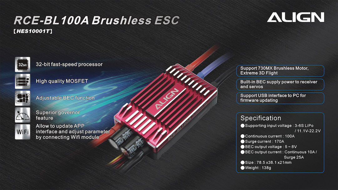 Align RCE-BL100A Brushless ESC