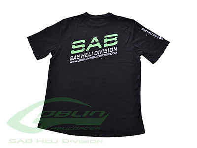 SAB HELI DIVISION New Black T-shirt - Size S [HM025-S]
