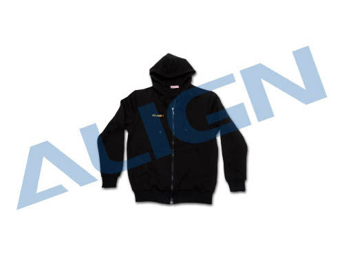 Zippered Hoodie (DFC) - Black (M) HOC00209-3 *** Holiday Specials ***