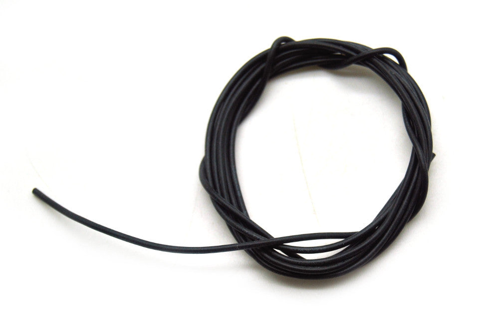 28 AWG SILICONE WIRE (BLACK 1M)