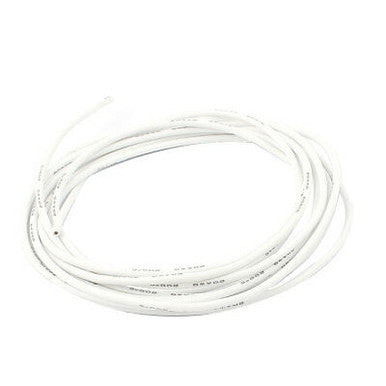 28 AWG SILICONE WIRE (WHITE 1M)