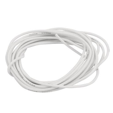 30 AWG SILICONE WIRE (WHITE 1M)