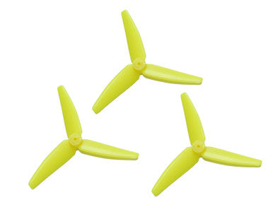 LX3PT150-454 - T 150 - Lynx Plastic 3 Bladed Propeller 45 mm - Yellow Neon