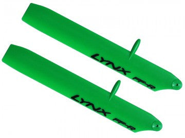 LX61152-SP-R - Plastic Main Blade 115 mm - Bullet - MCPX-BL - Replica Edition - Green