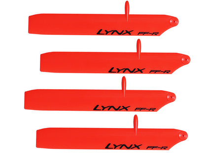 LXT1251-SP - Plastic Main Blade 125 mm - Stretch Bullet - Trex150 - Pro Edition - Orange - 2 set