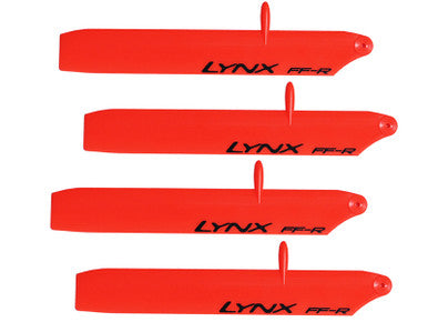 LXT1251-SP - Plastic Main Blade 125 mm - Stretch Bullet - Trex150 - Pro Edition - Orange - 2 set