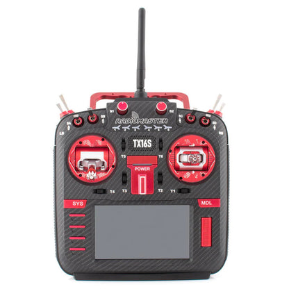 radiomaster, mark2, tx16s, ag01, max, edition, 4in1, rc, controller, transmitter, mk2, carbon, red