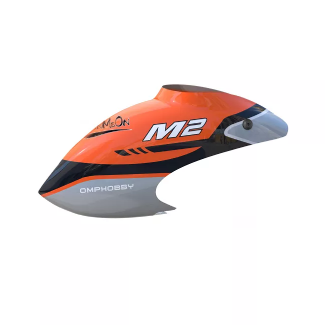 OMPHOBBY M2 Canopy Set-Cham Orange For M2 2019/V2 OSHM2040