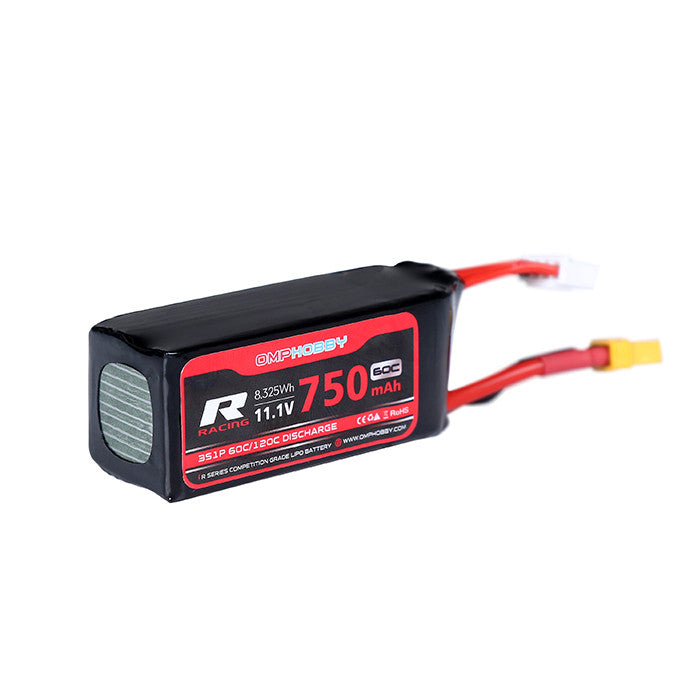 OMP 750mah 3S 60C Lipo Battery - M2 Evo / Goosky S2