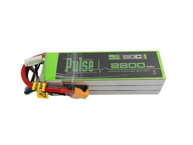 PULSE 2200mah 50C 22.2V 6S LiPo Battery (XT60) - Goblin 380/ Raw 420 /Trex 470