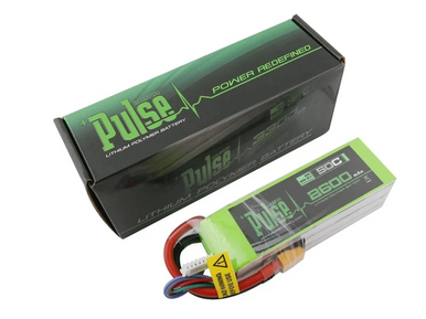 PULSE 2600mah 50C 22.2V 6S LiPo Battery (XT60 Connector) - Raw 420