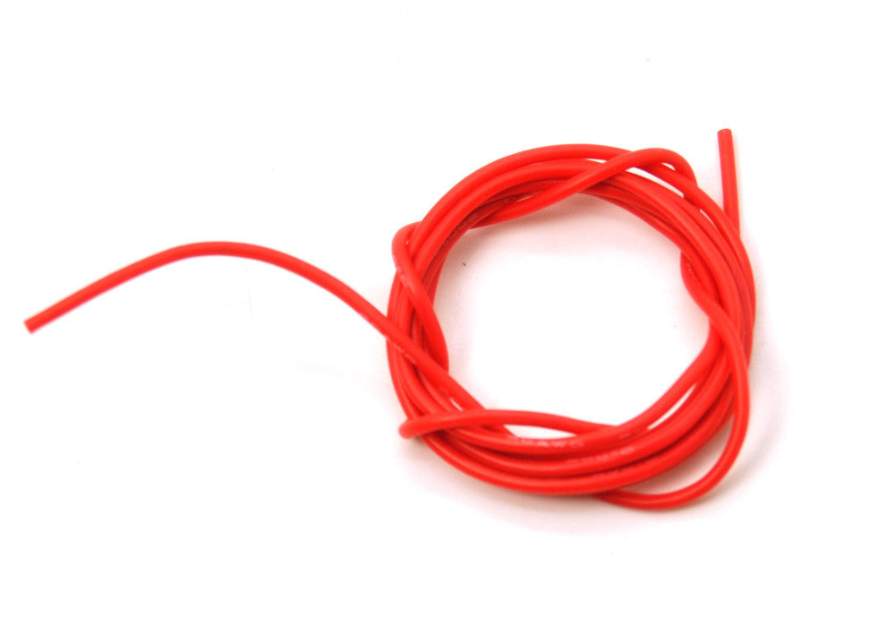 20 AWG SILICONE WIRE (RED 1M)