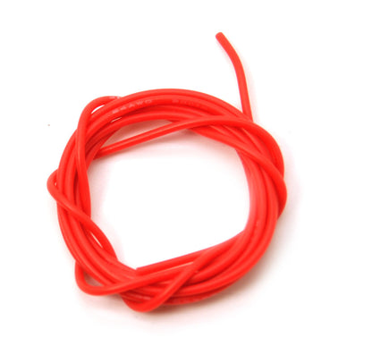 24 AWG SILICONE WIRE (RED 1M)