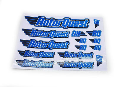 Rotorquest Stickers 15 pcs per 4.5" x 6" sheet NEW