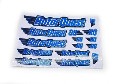Rotorquest Stickers 15 pcs per 4.5" x 6" sheet NEW