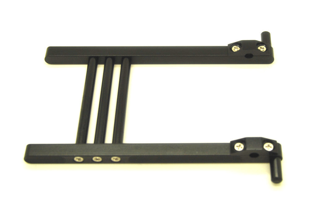 RTS RC Radio Tx Bracket Metal Stand Holder Replacement (Fit JR FUTABA / Frsky X9D / Radiolink) Black NEW!