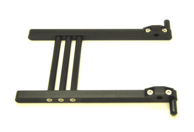 RTS RC Radio Tx Bracket Metal Stand Holder Replacement (Fit JR FUTABA / Frsky X9D / Radiolink) Black NEW!